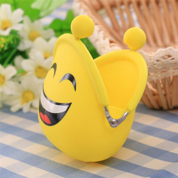 Cute Emoji Silicone Coin Purse