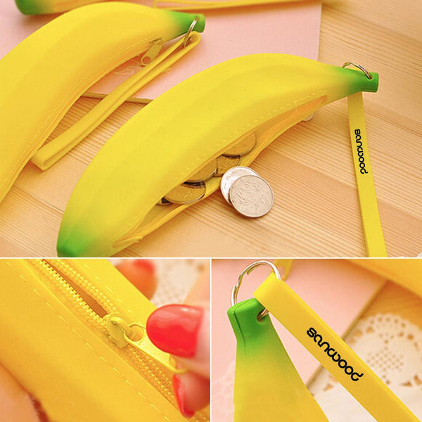 Silicone Banana Coin Purse