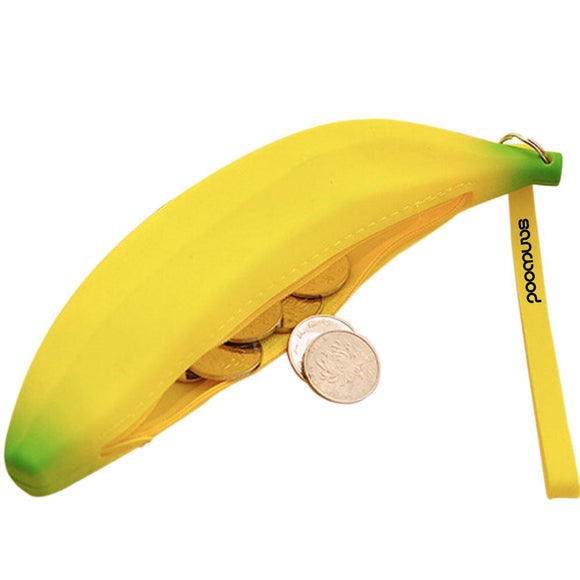 Silicone Banana Coin Purse