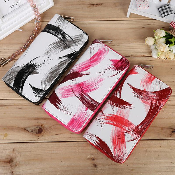 Art Graffiti Korean Version Long Wallet