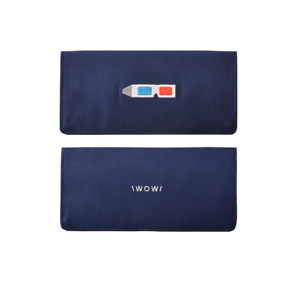 Funny Canvas Embroidery Long Wallets