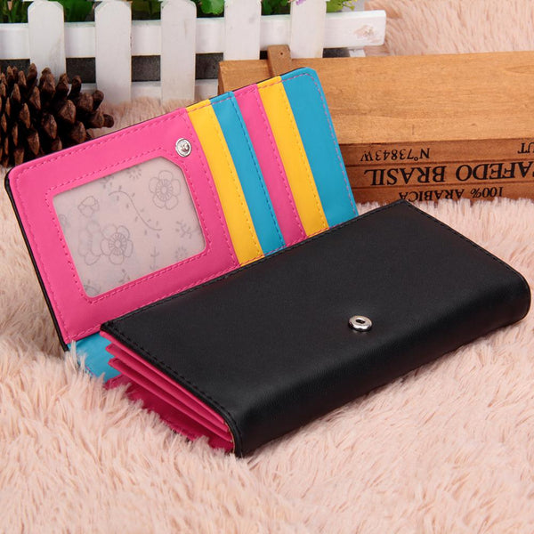 Cartoon Cat & 3D Ears Long Wallet