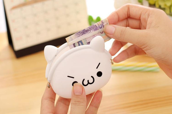 Cartoon Cute Faces Coin Purses
