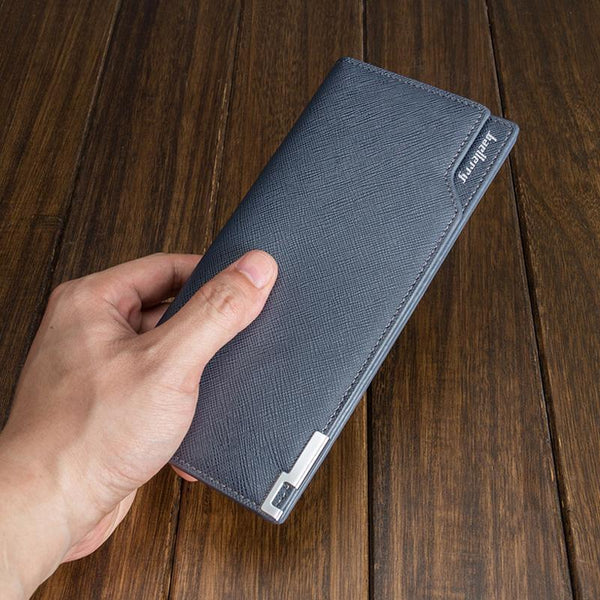 Ultra Thin 3 Fold Long Wallet