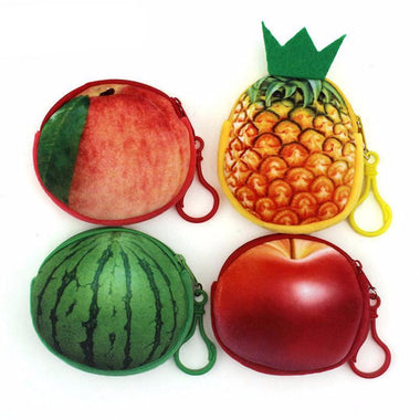 3D Healthy Fruits Coin Purse