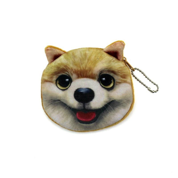 3D Animals Zipper Plush Coin Purse