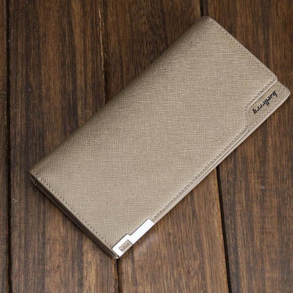 Ultra Thin 3 Fold Long Wallet