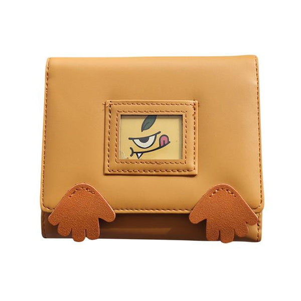 Funny Palm Monster Bi-Fold Wallet