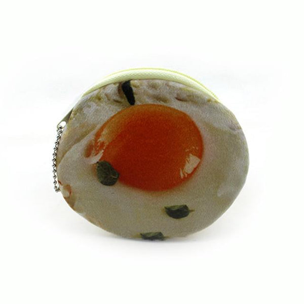 3D Burger/Egg Zipper Coin Purse