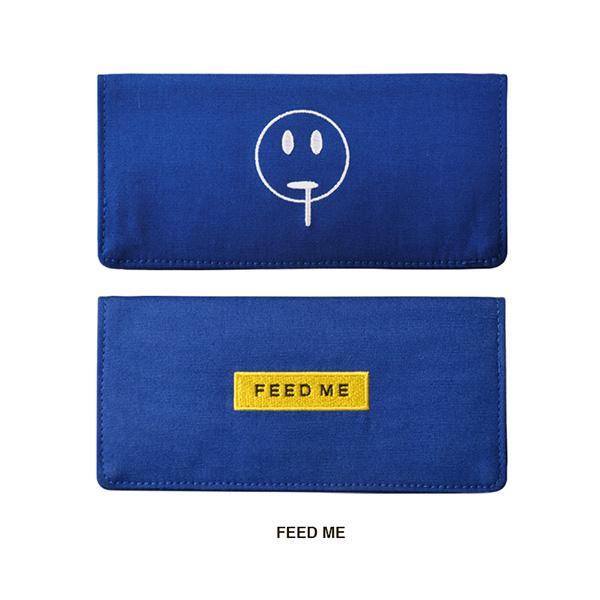 Funny Canvas Embroidery Long Wallets